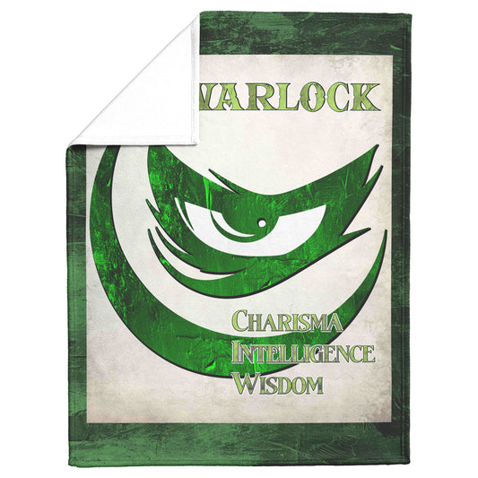 D&D Warlock Fleece Blanket