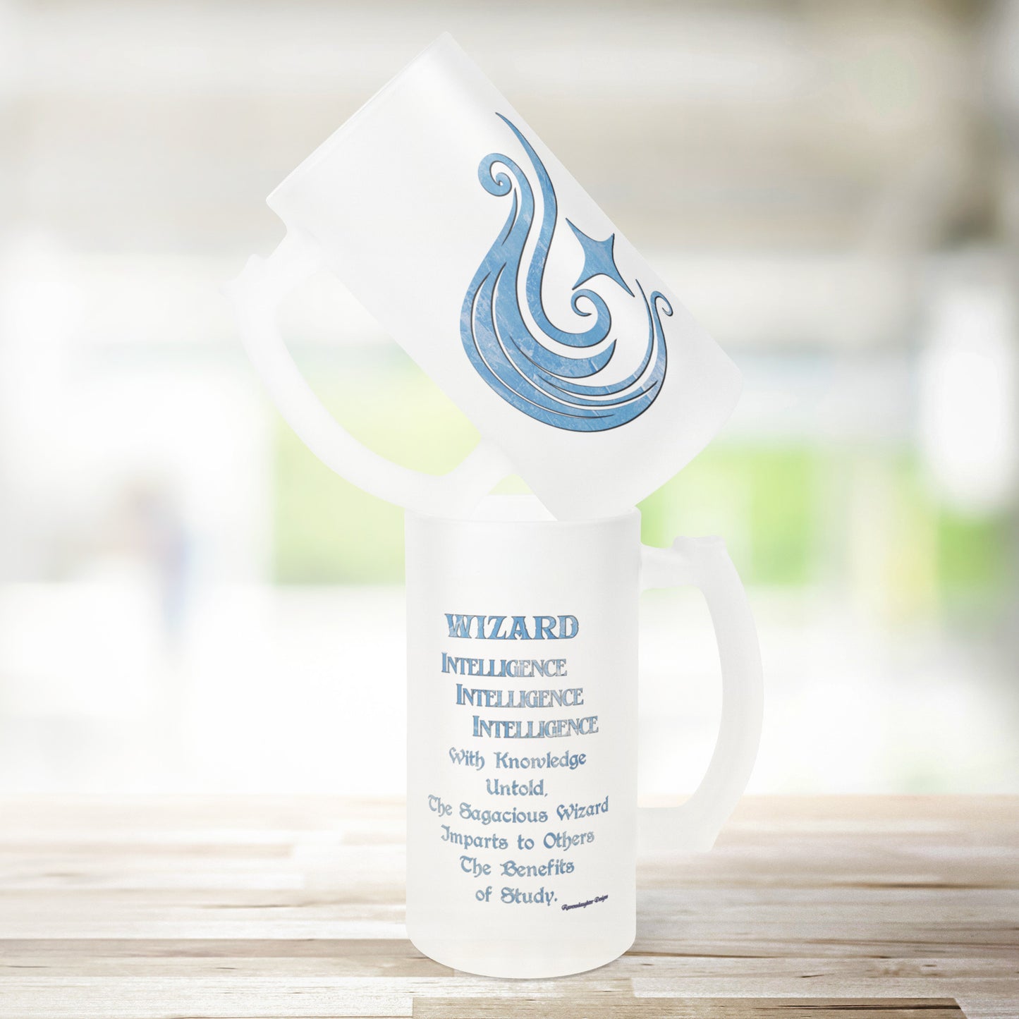 D&D Wizard Frosted Mug