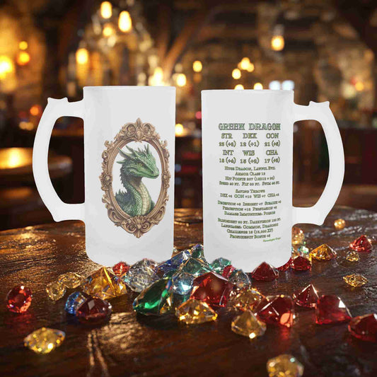 Green Dragon Frosted Mug