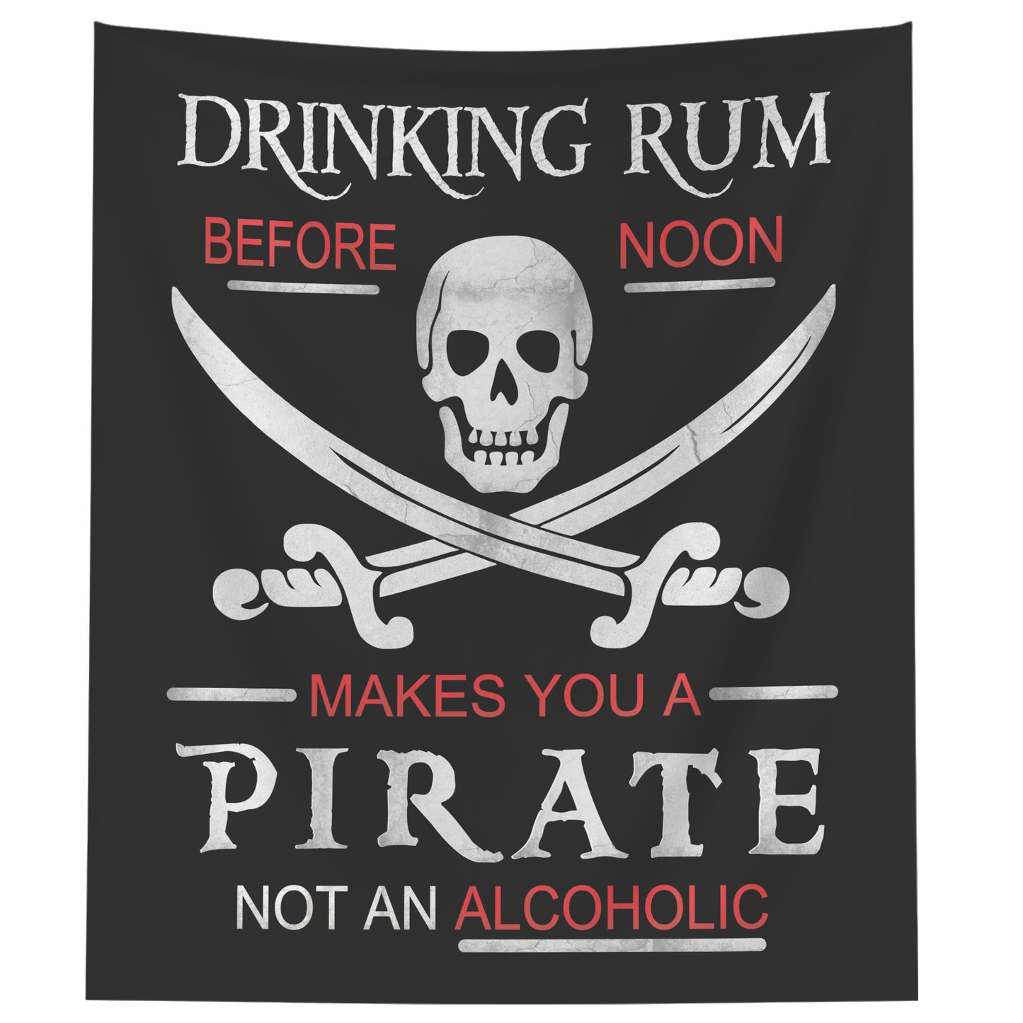Drinking Rum Before Noon Wall Hanging