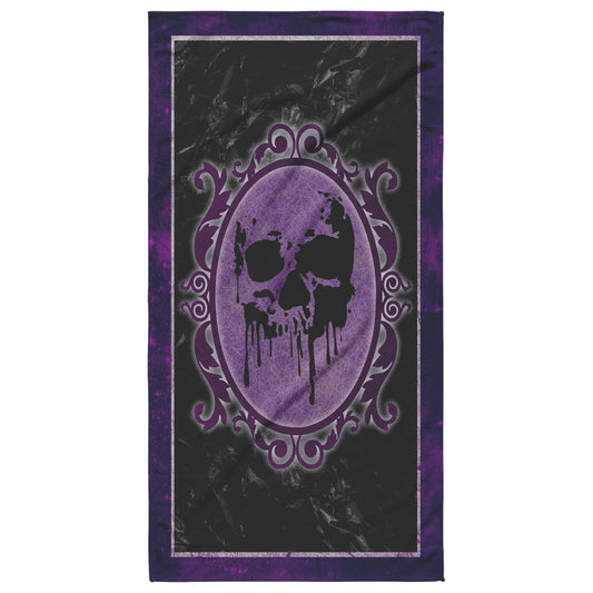 Drip Skull Pirate Beach Towel