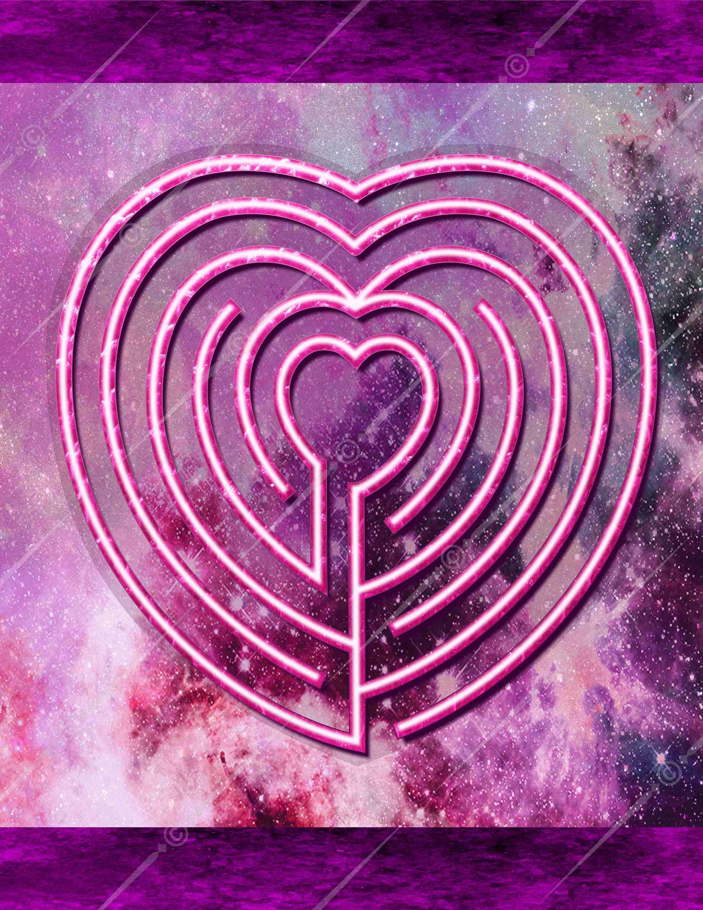 Heart Finger Labyrinth Digital Download