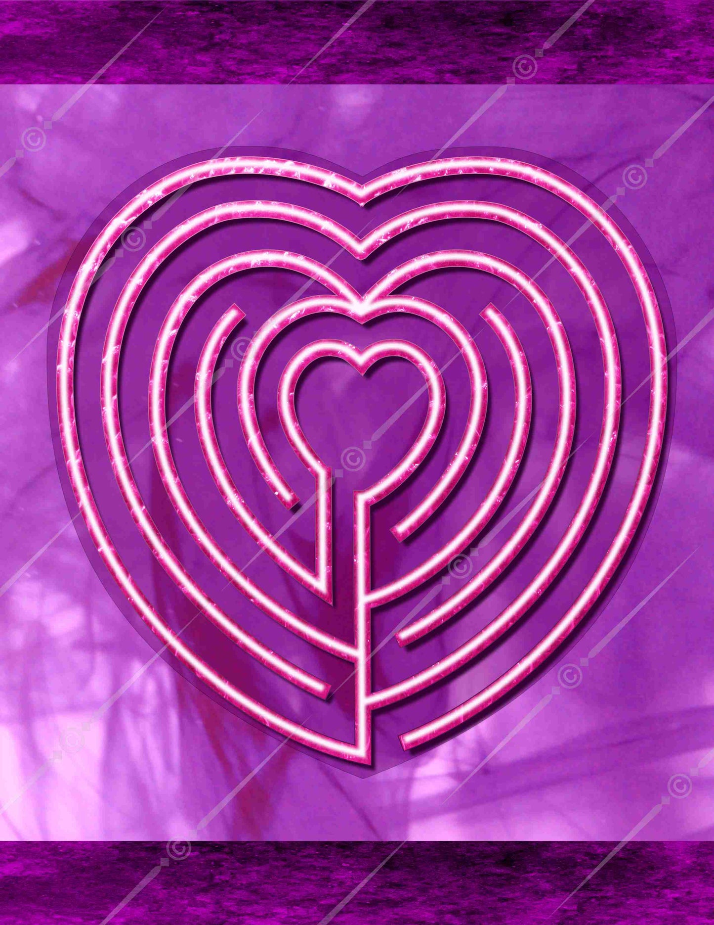 Heart Finger Labyrinth Digital Download