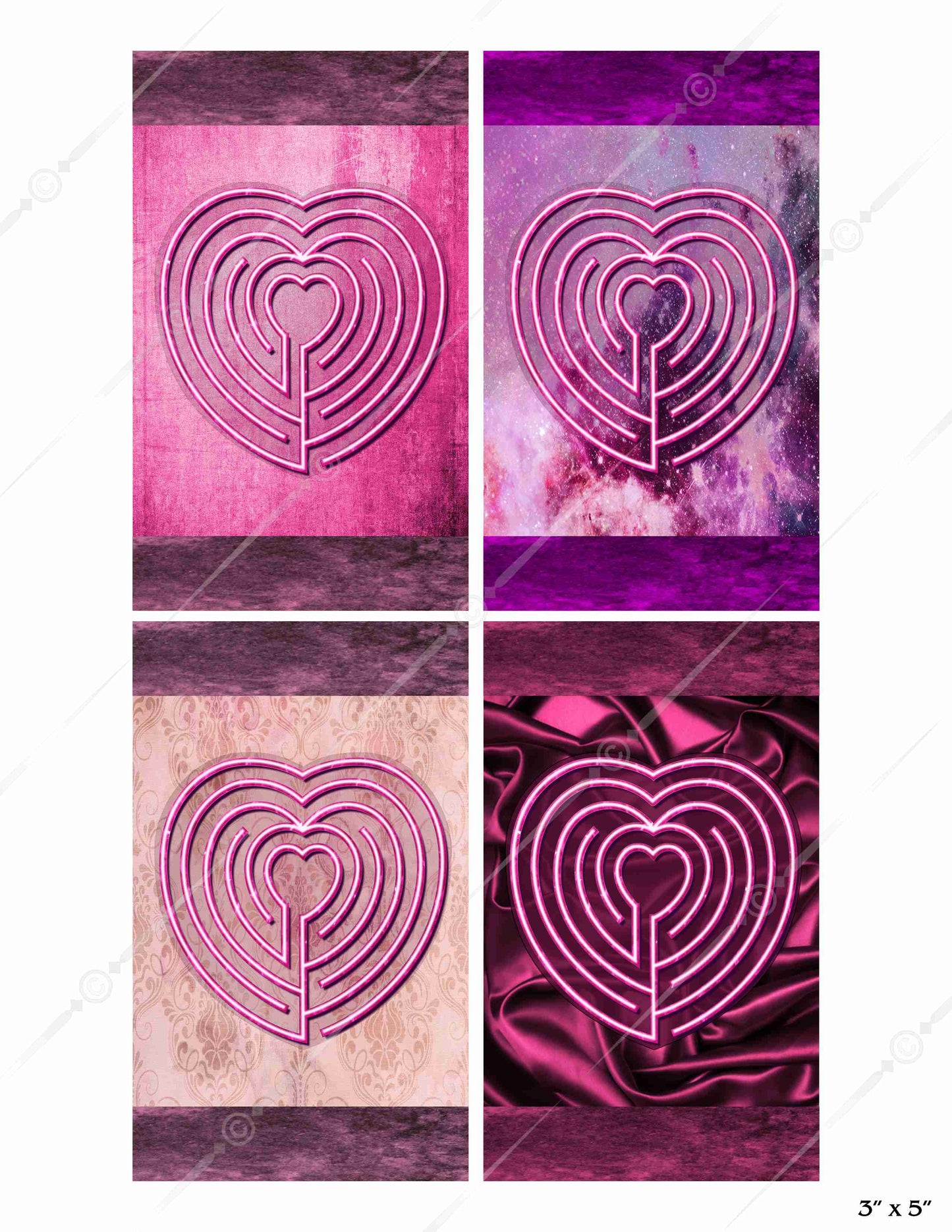 Heart Finger Labyrinth Digital Download