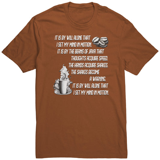 I Set My Mind In Motion Unisex Tee