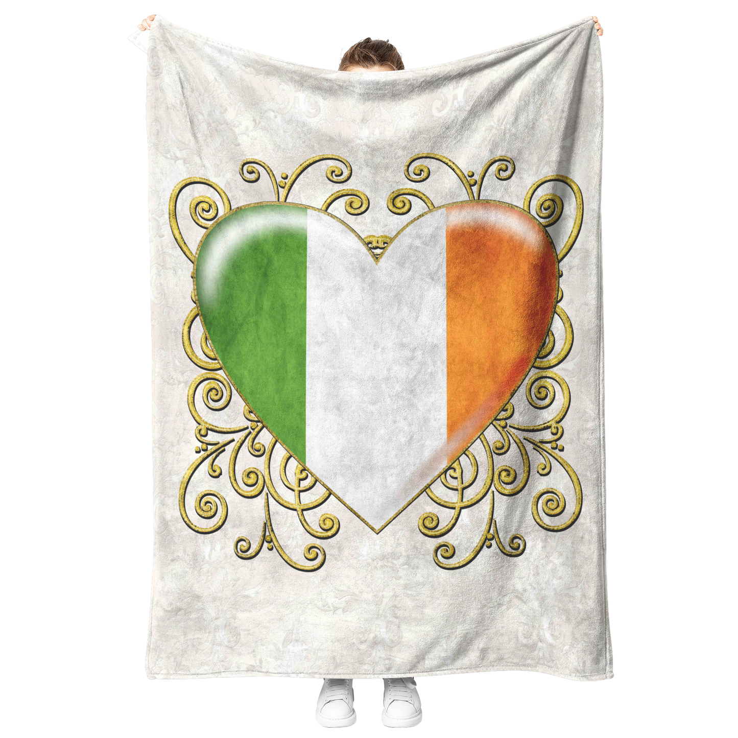 Irish_Heart_Flag_Fleece_Blanket_V_Blanket_Model_Mockup.png