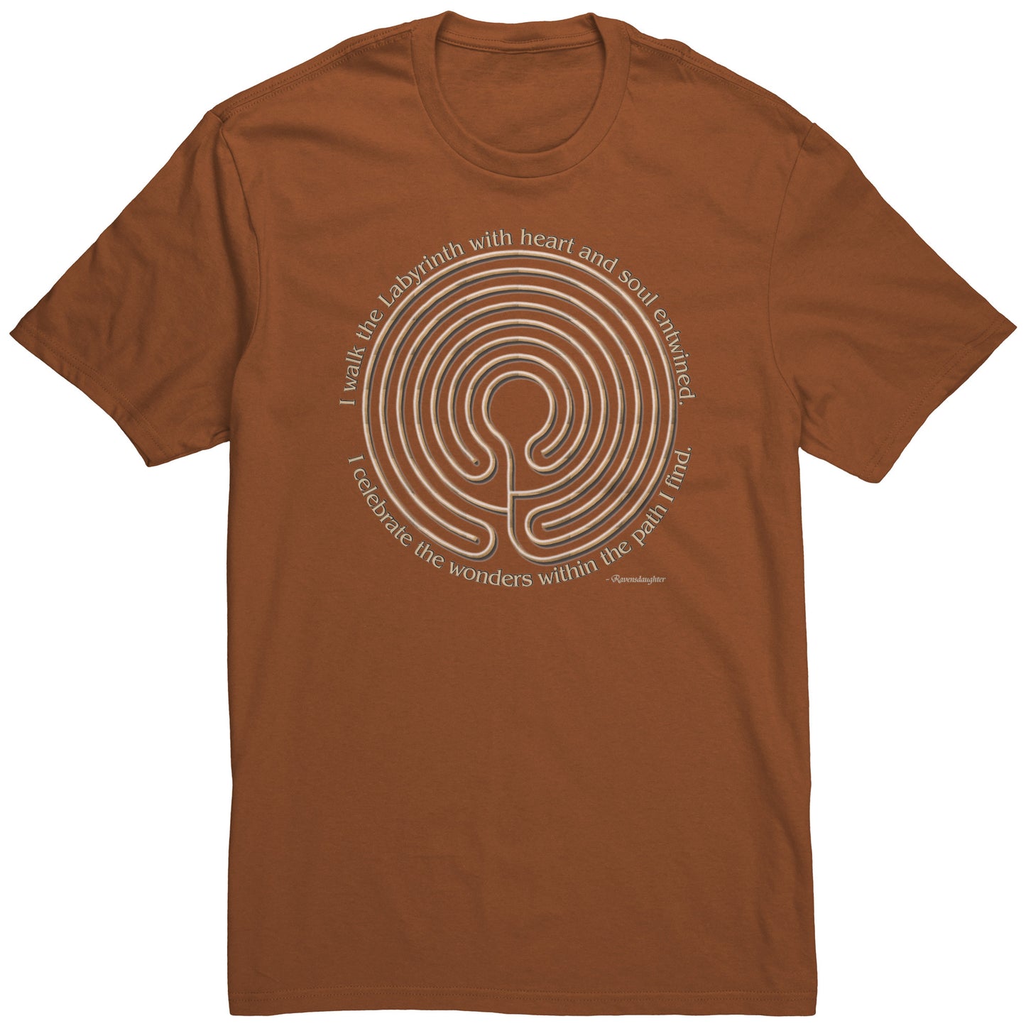 Knidos Labyrinth Unisex Poerty T-shirt