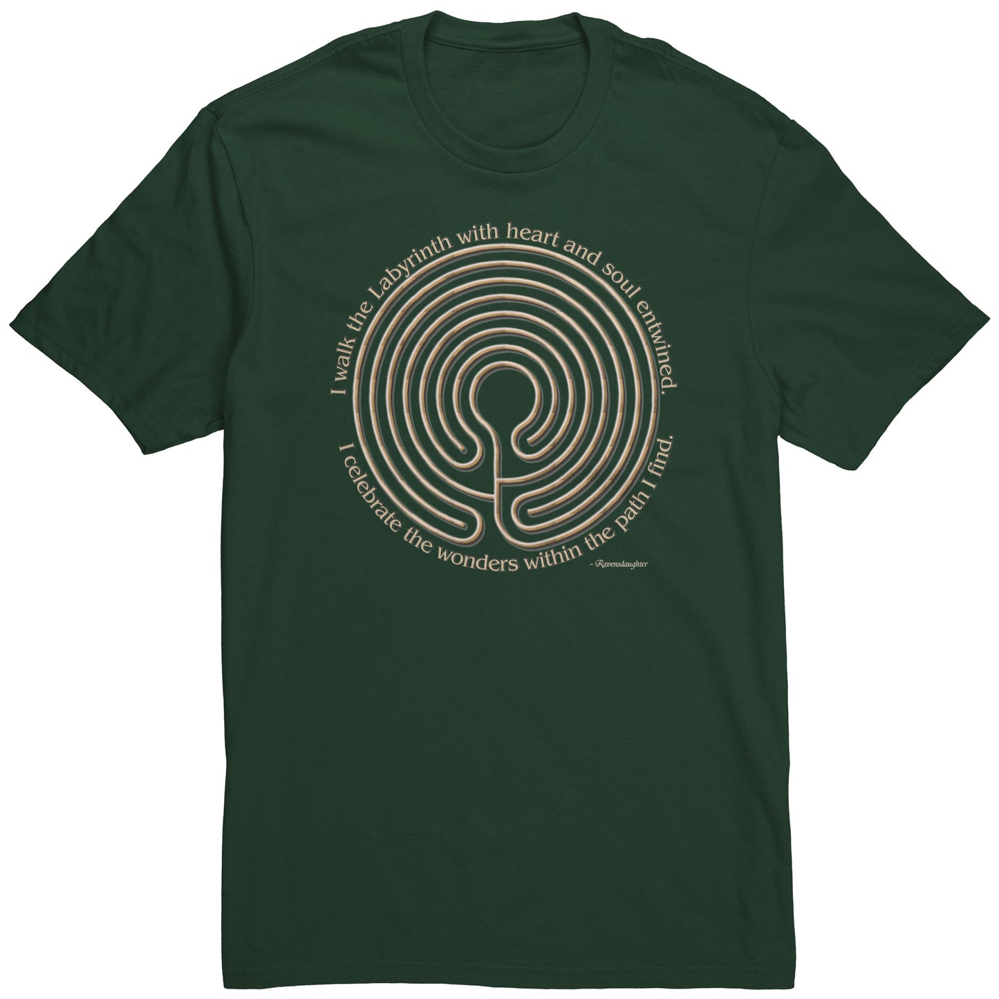 Knidos Labyrinth Unisex Poerty T-shirt