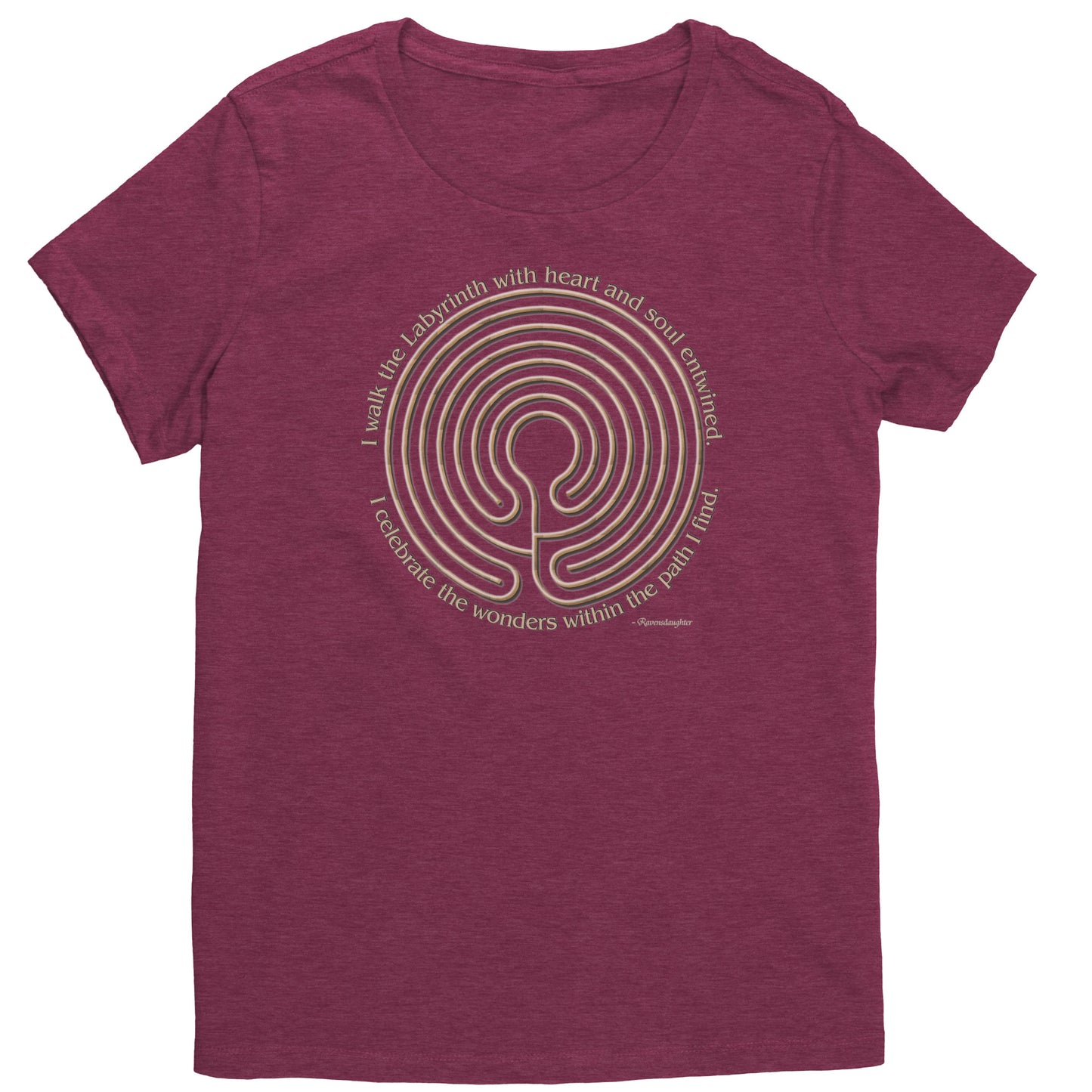 Knidos Labyrinth Women's Poetry T-shirt