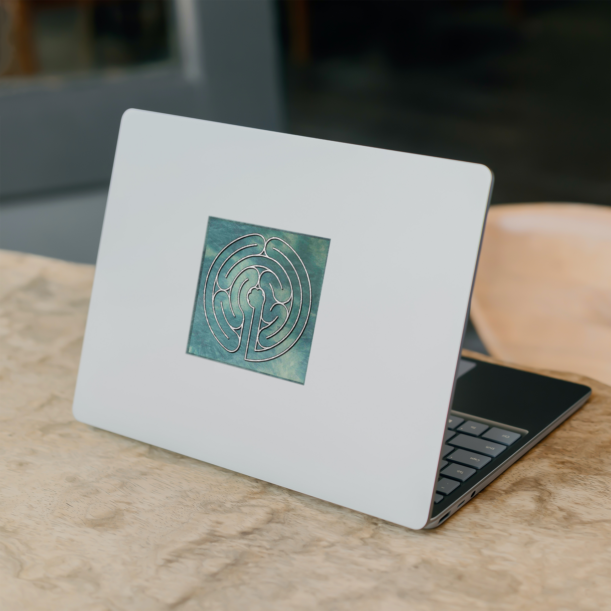 Medieval_Labyrinth_Sticker_WhiteSquareSticker_Laptop_Mockup.png