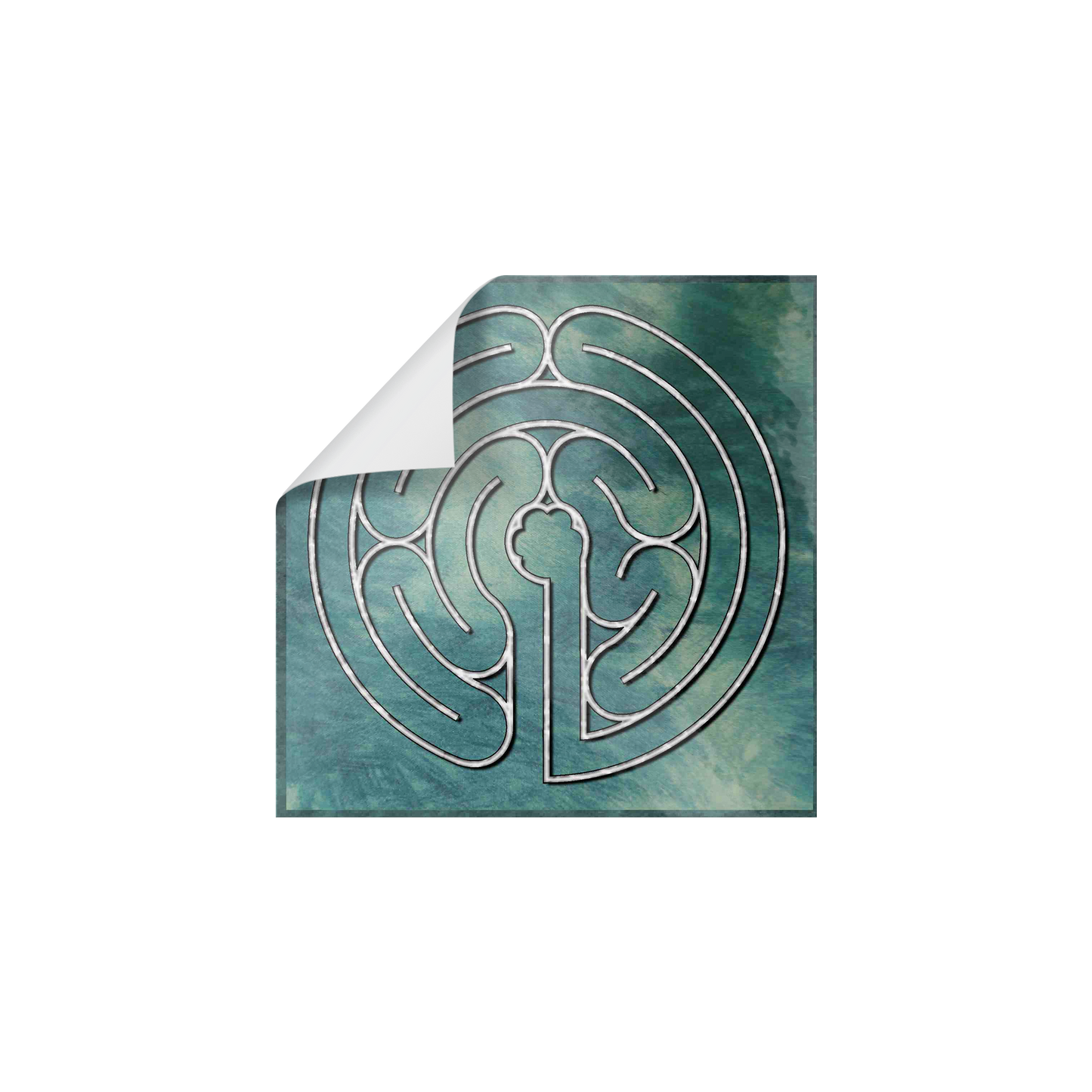 Medieval_Labyrinth_Sticker_WhiteSquareSticker_Peel_Mockup.png