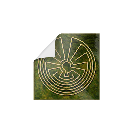 Native_American_Labyrinth_Sticker_WhiteSquareSticker_Peel_Mockup.png