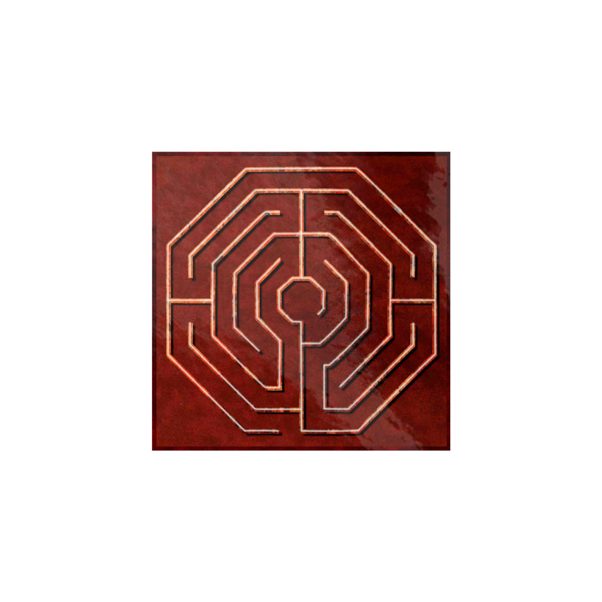 Octogon_Labyrinth_Sticker_WhiteSquareSticker_Flat_Mockup.png