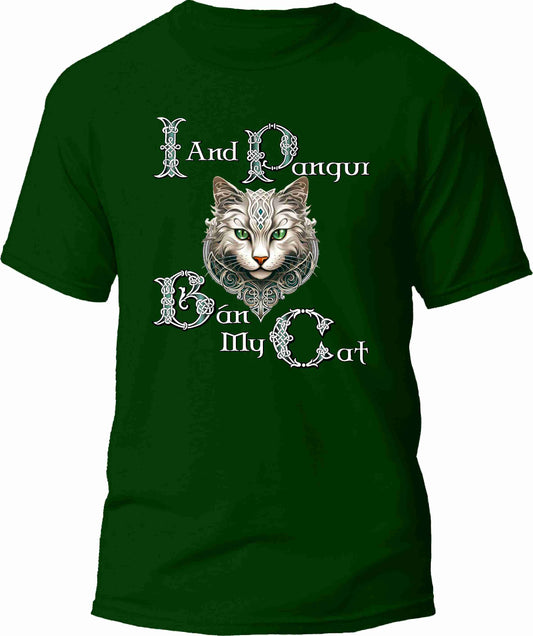 Celtic Pangur Ban Unisex T-Shirt