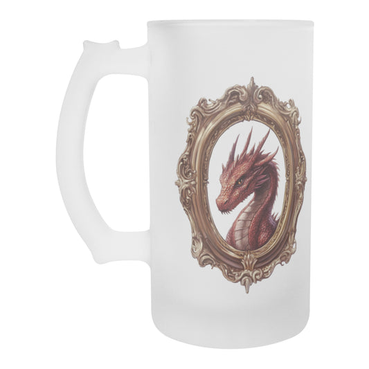 Red Dragon Frosted Mug