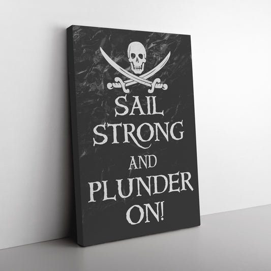 Sail Strong Canvas Print