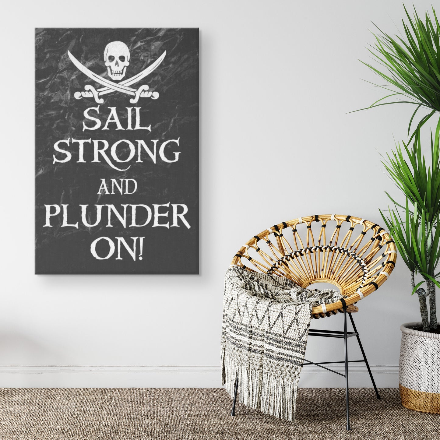 Sail Strong Canvas Print