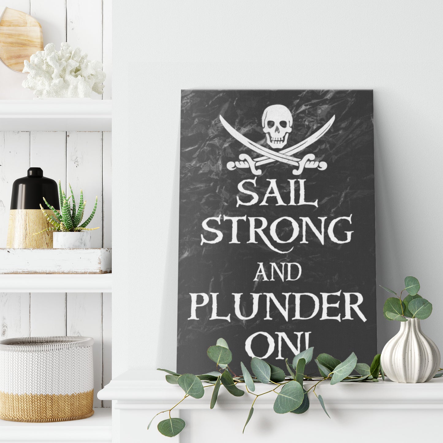 Sail Strong Canvas Print