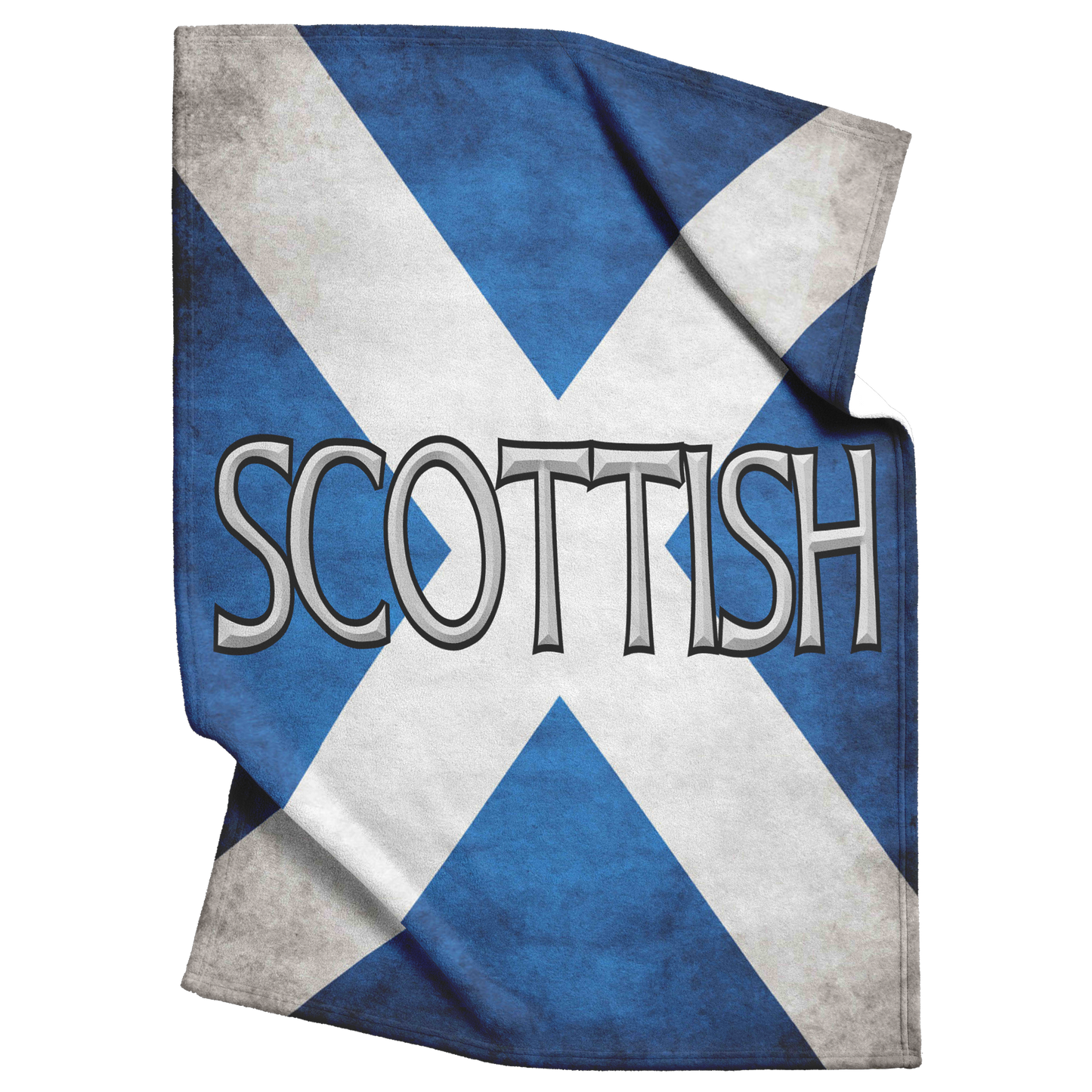 Scottish_Flag_Fleece_Blanket_V_Blanket_Top_Bottom_Folds_Mockup.png
