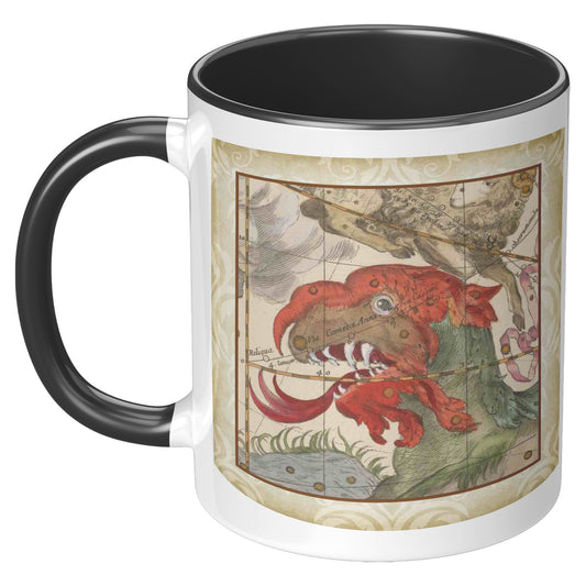 Sea Monster Accent Mug - Red Head
