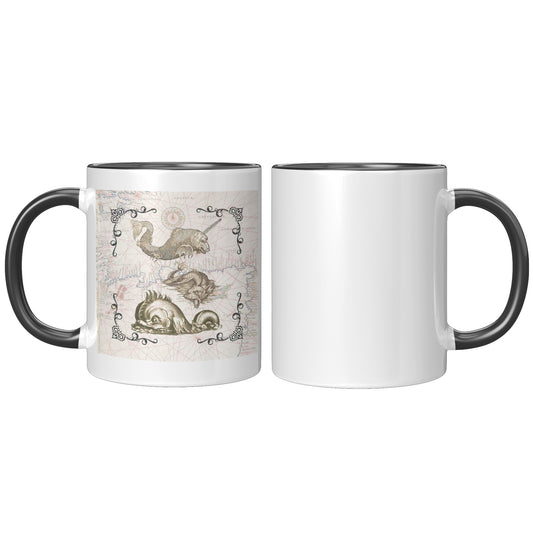 Sea Monster Accent Mug - Threesome 1