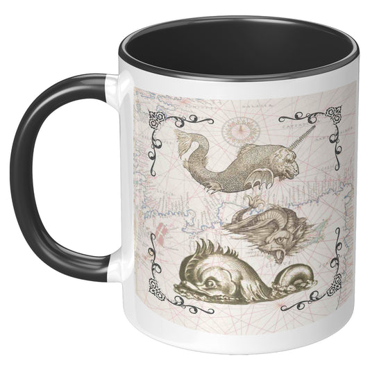 Sea Monster Accent Mug - Threesome 1