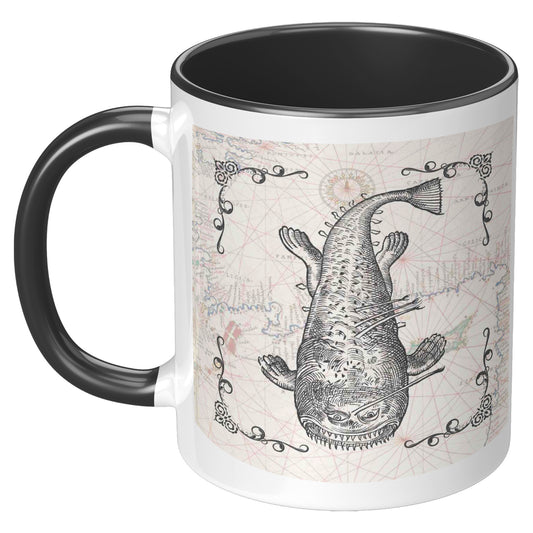 Sea Monster Accept Mug - Long Fish