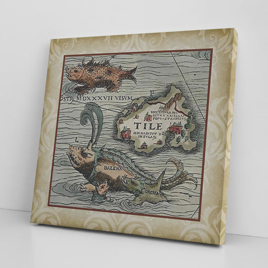 Sea Monster Canvas Print - Belena