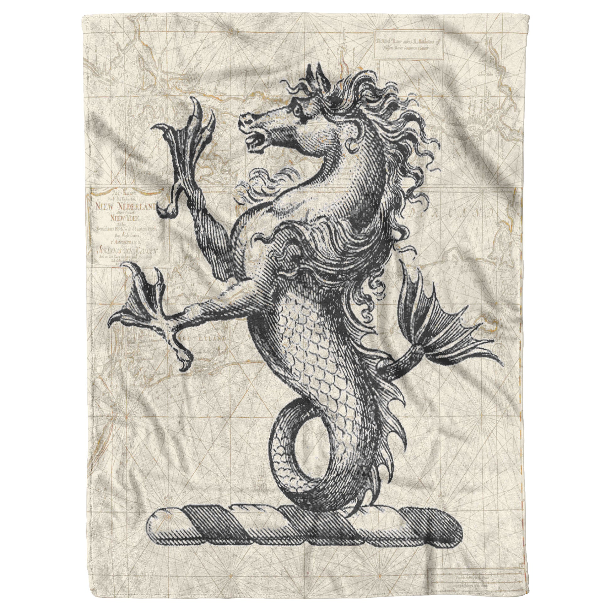 celtic sea monsters Sea Monster Fleece Blanket