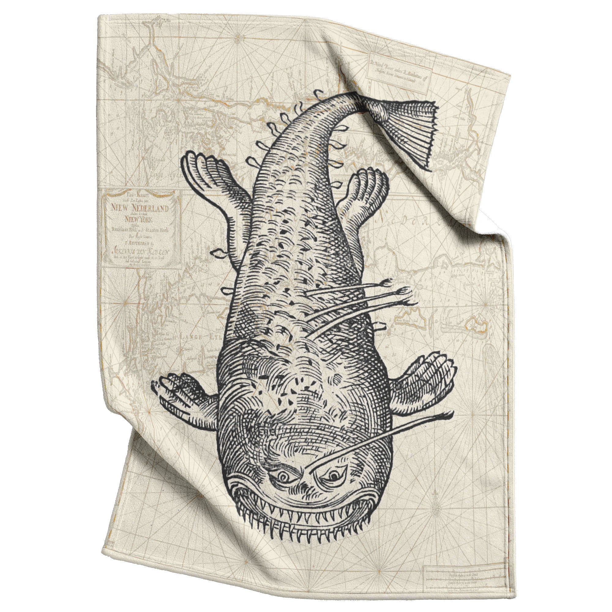 Sea Monster Fleece Blanket - Long Fish – Celtic Art Store / EHR Books