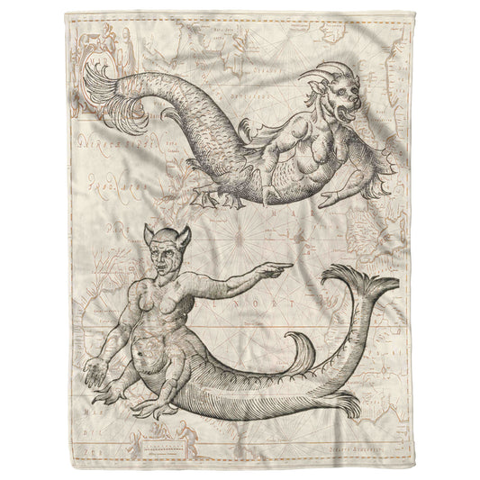 Sea Monster Fleece Blanket - Sea Devils