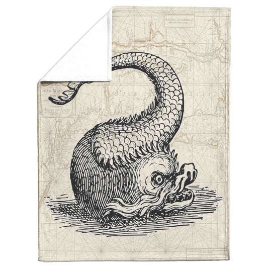 Sea Monster Fleece Blanket - Twist Fish