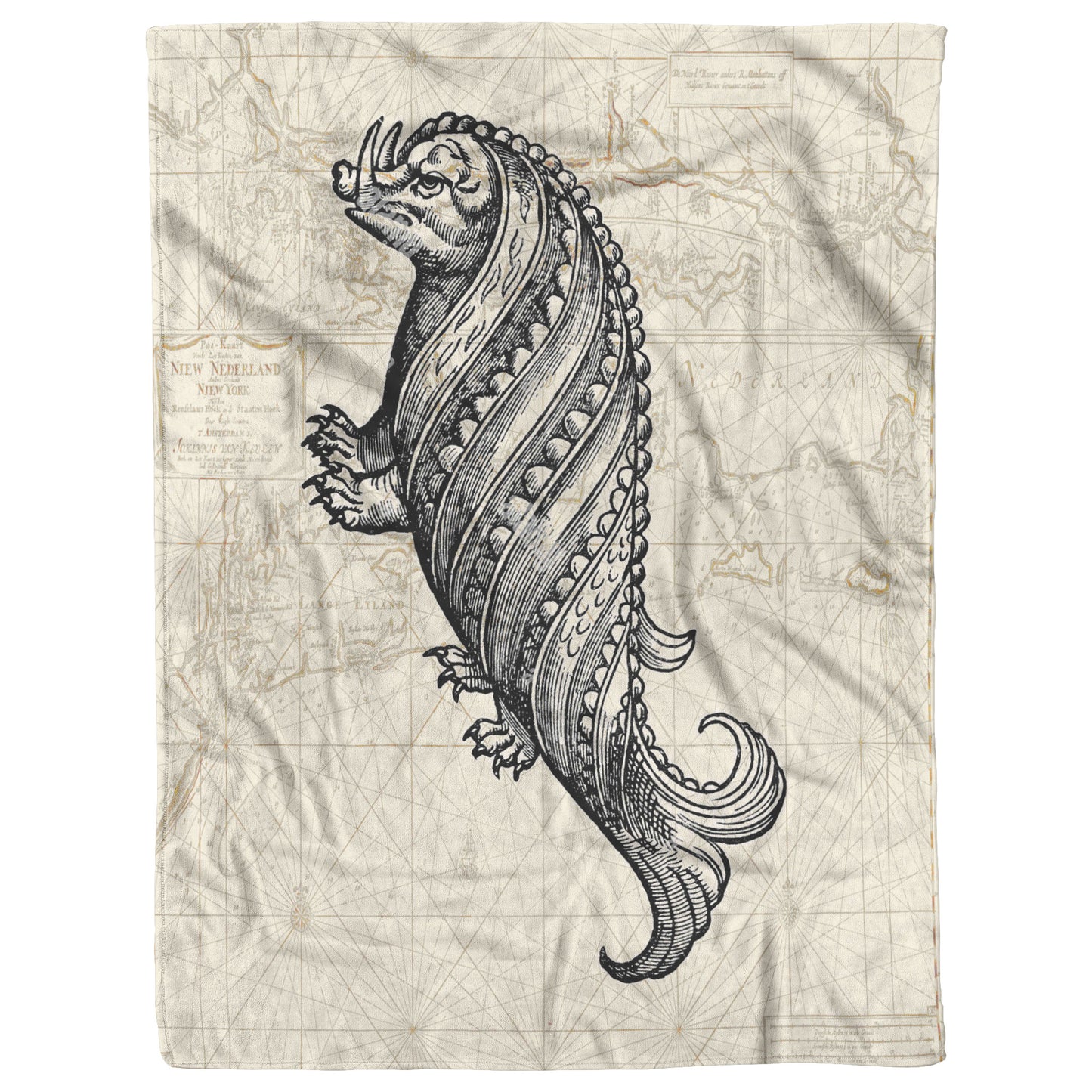 Sea Monster Fleece Blanket - Walrus