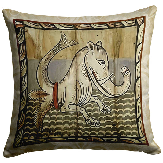 Sea Monster Throw Pillow - Elefantish
