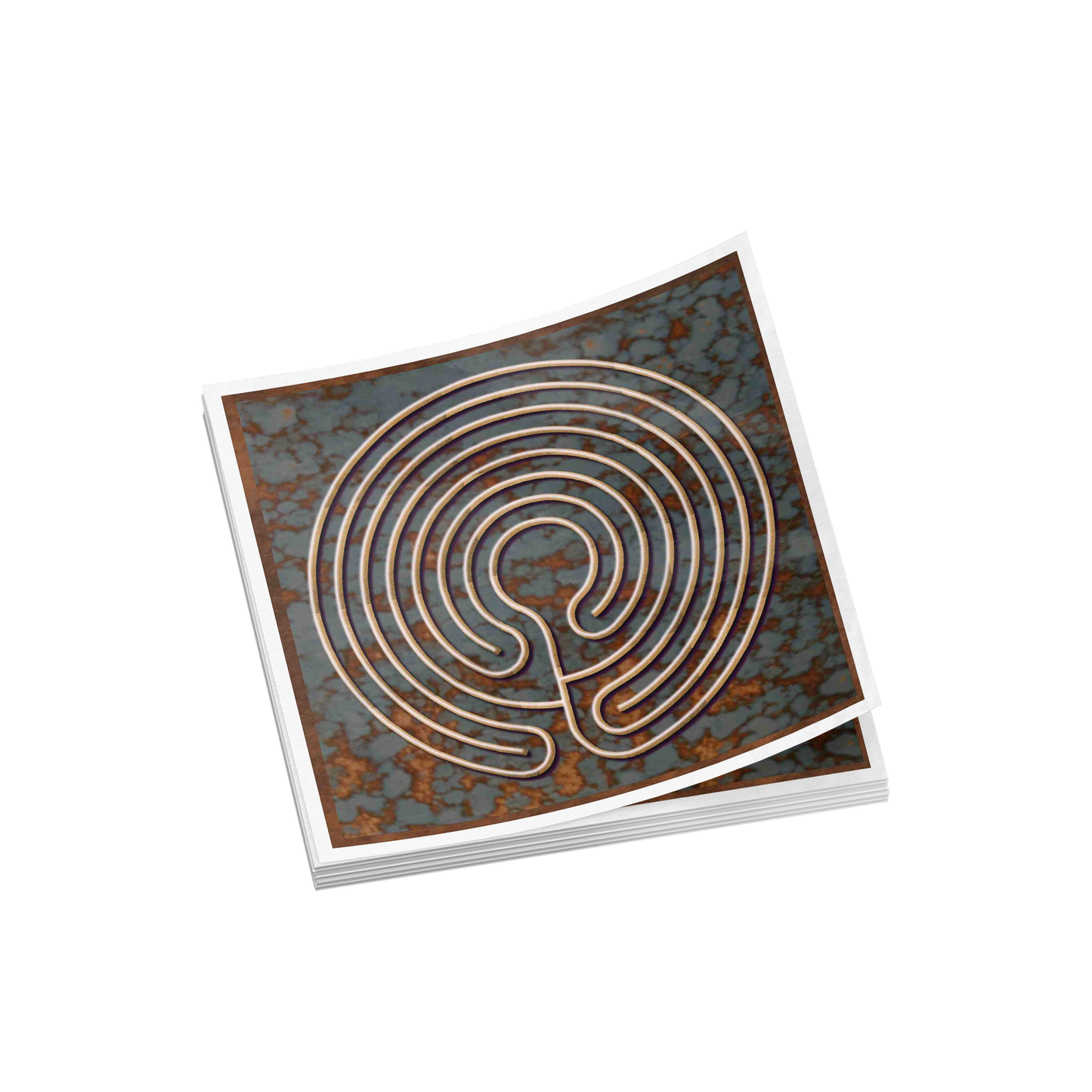 Simple_Knidos_Labyrinth_Sticker_WhiteSquareSticker_Stack_Mockup.png