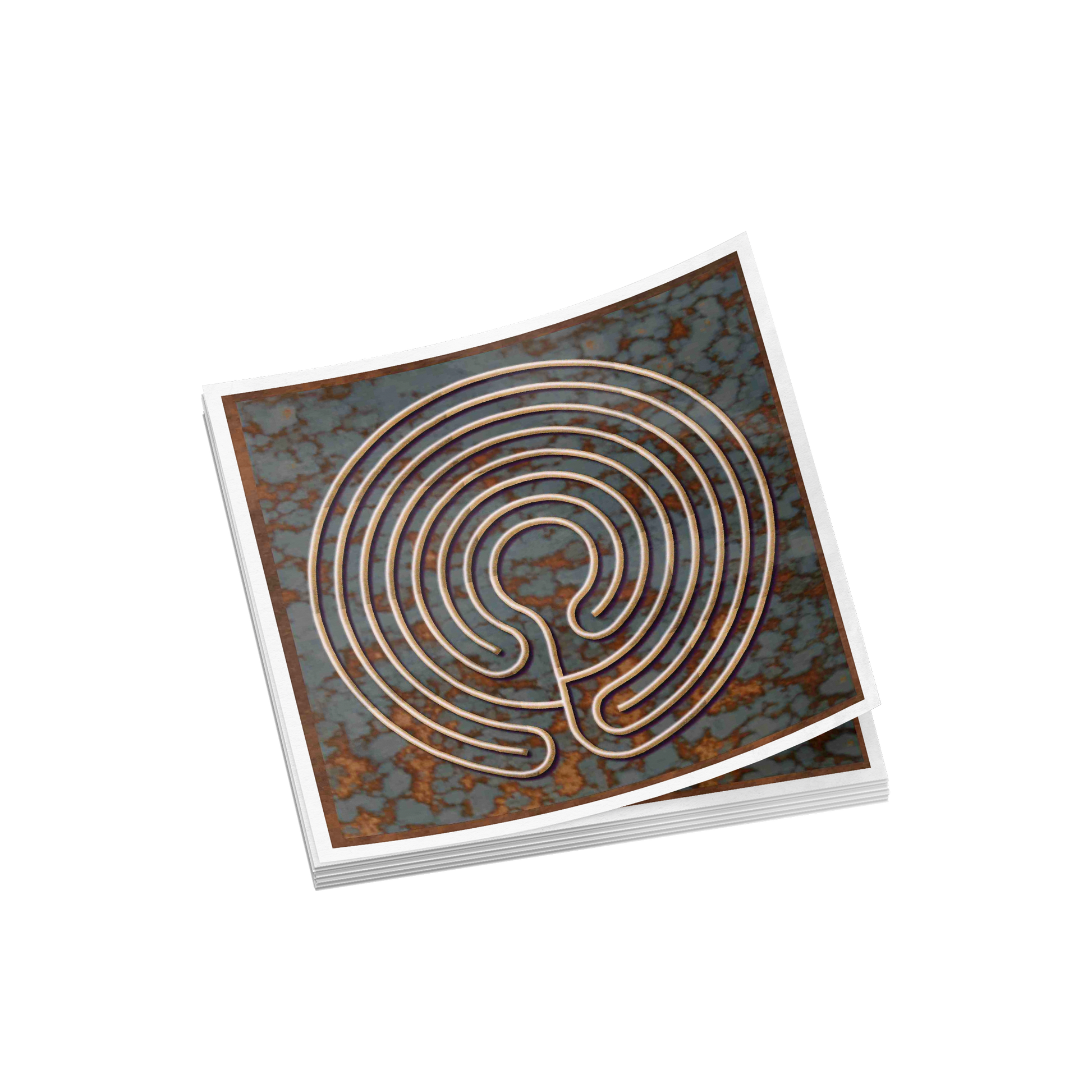 Simple_Knidos_Labyrinth_Sticker_WhiteSquareSticker_Stack_Mockup.png