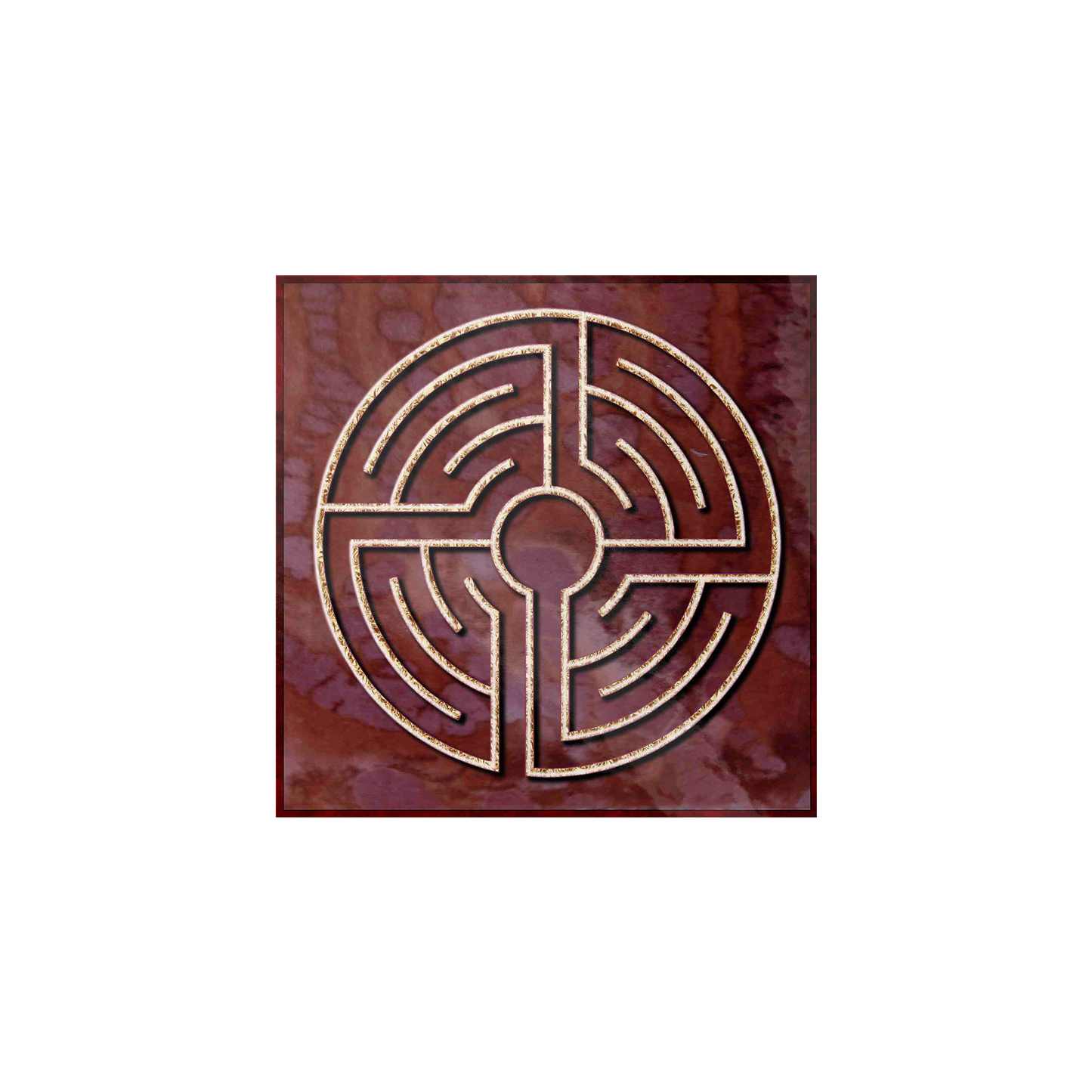 Labyrith Sticker St. Lambertus Labyrinth Sticker – Celtic Art Store / EHR Books