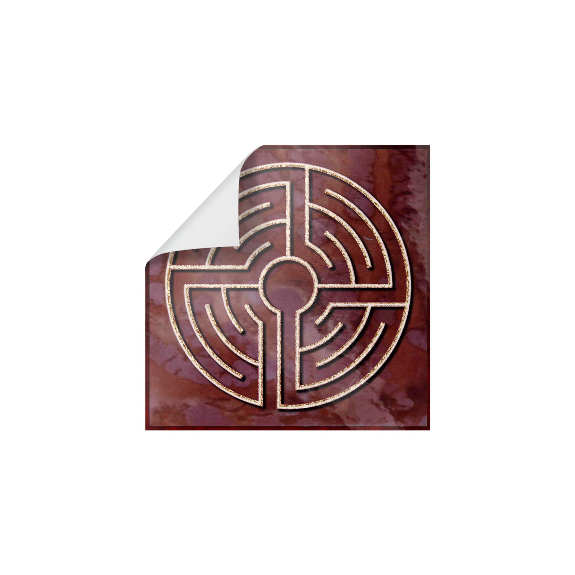St_Lambertus_Labyrinth_Sticker_WhiteSquareSticker_Peel_Mockup.png