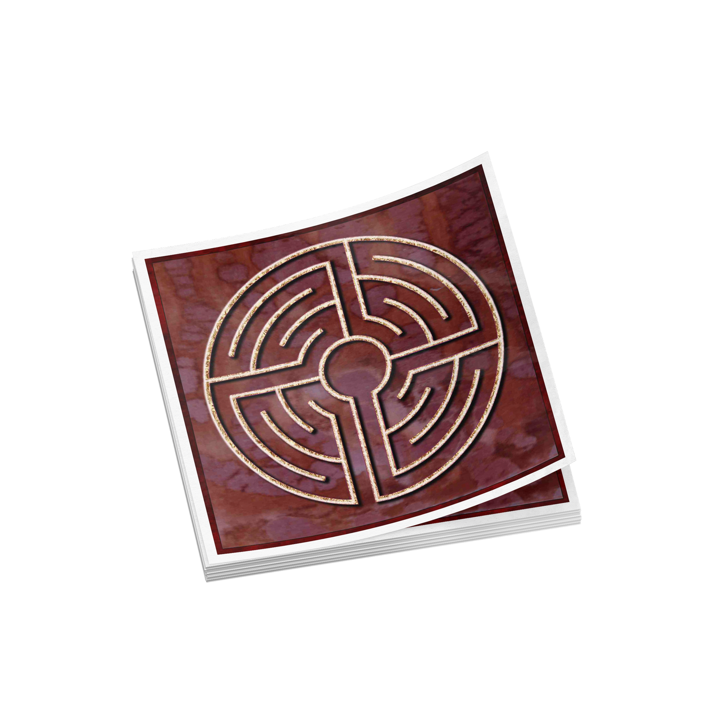 Labyrith Sticker St. Lambertus Labyrinth Sticker – Celtic Art Store / EHR Books