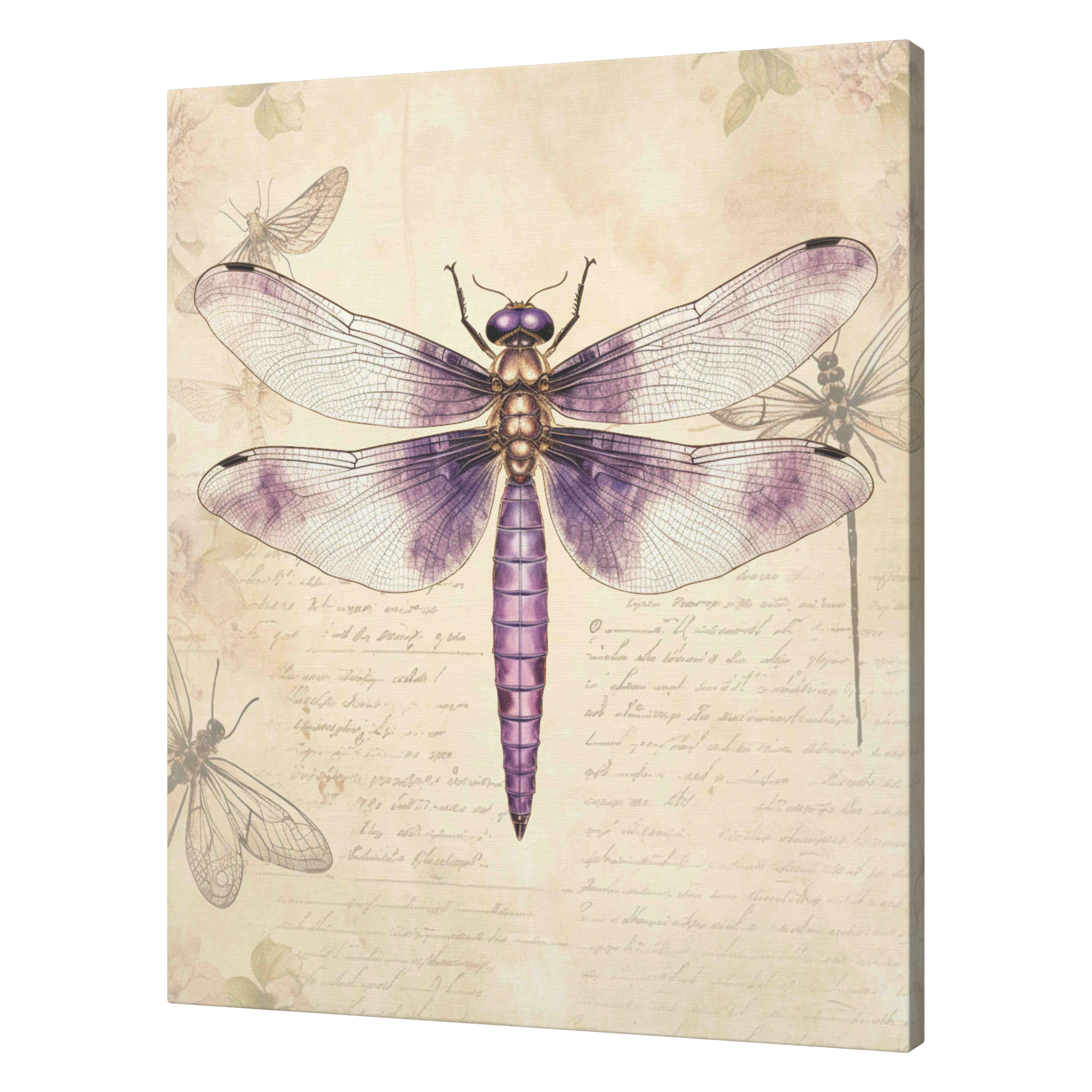 Vintage_Dragonfly_Canvas_Art_Print_-_Pur_V_T_Mockup.png