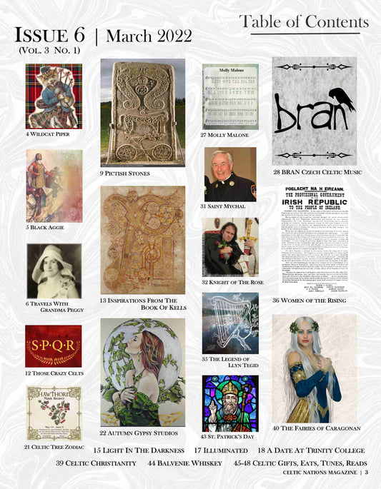 CELTIC NATIONS MAGAZINE - Vol.3, No. 1 - March 2021 - WHOLESALE PRICING