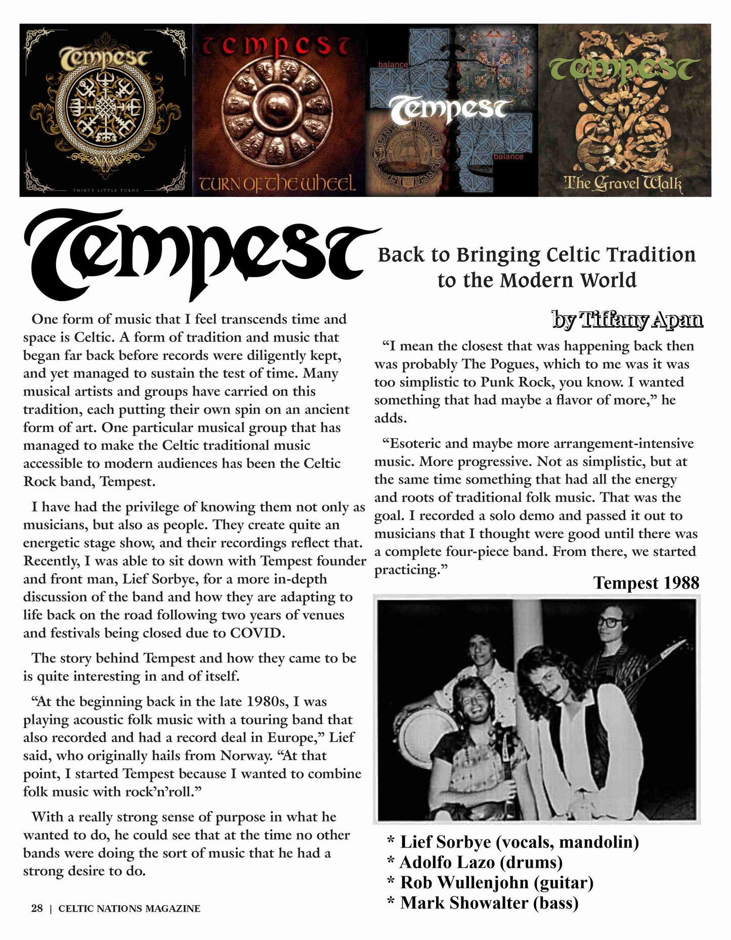 CELTIC NATIONS MAGAZINE - September 2022