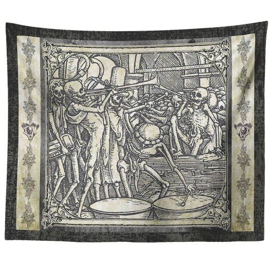 Danse Macabre, Dance Macabre, Dance Of Death, Dances With Death, Bones Of All Men, Hans Holbein, Skeleton, Medieval, Renaissance, Art, Goth, Gothic, Memento Mori