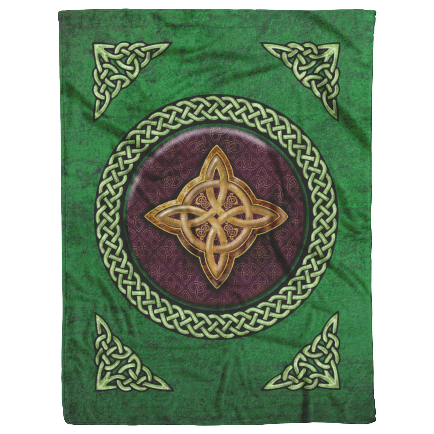 4-Point Celtic Knot Fleece Blanket