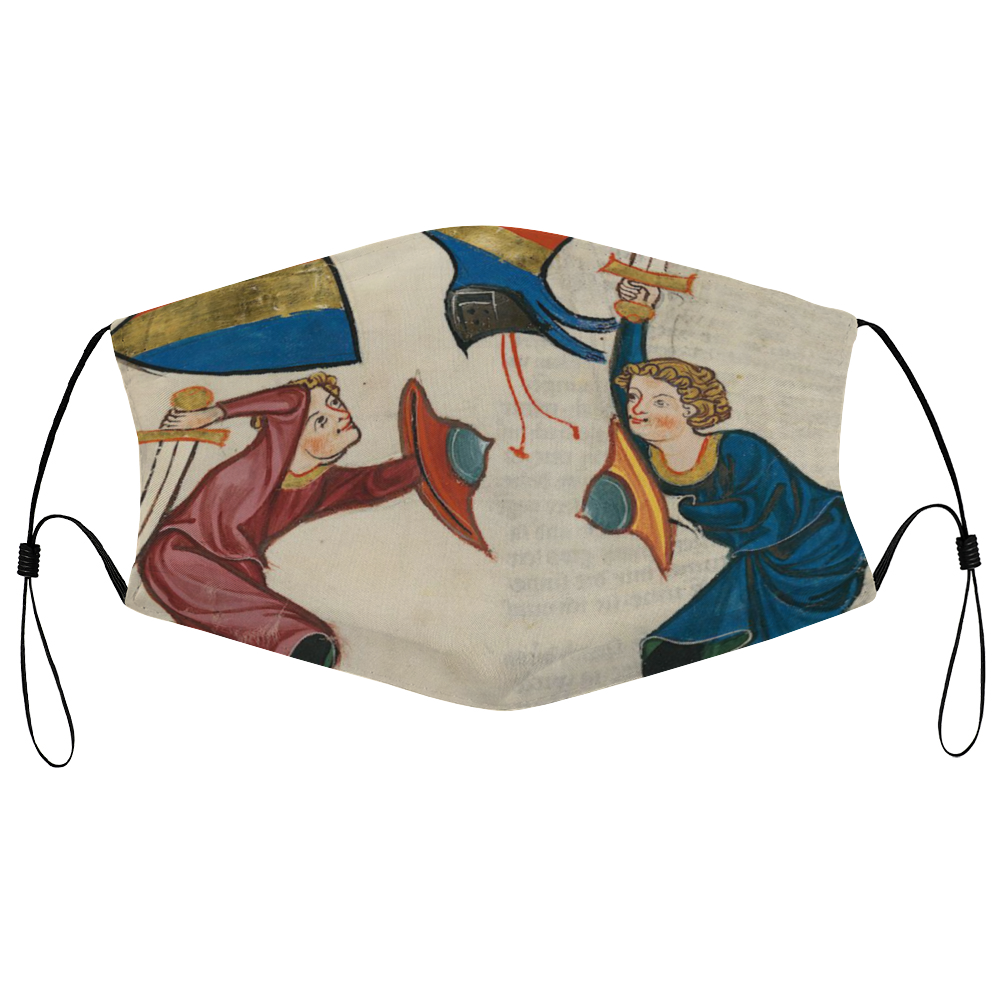Swords and Bucklers Medieval Illumination Face Mask