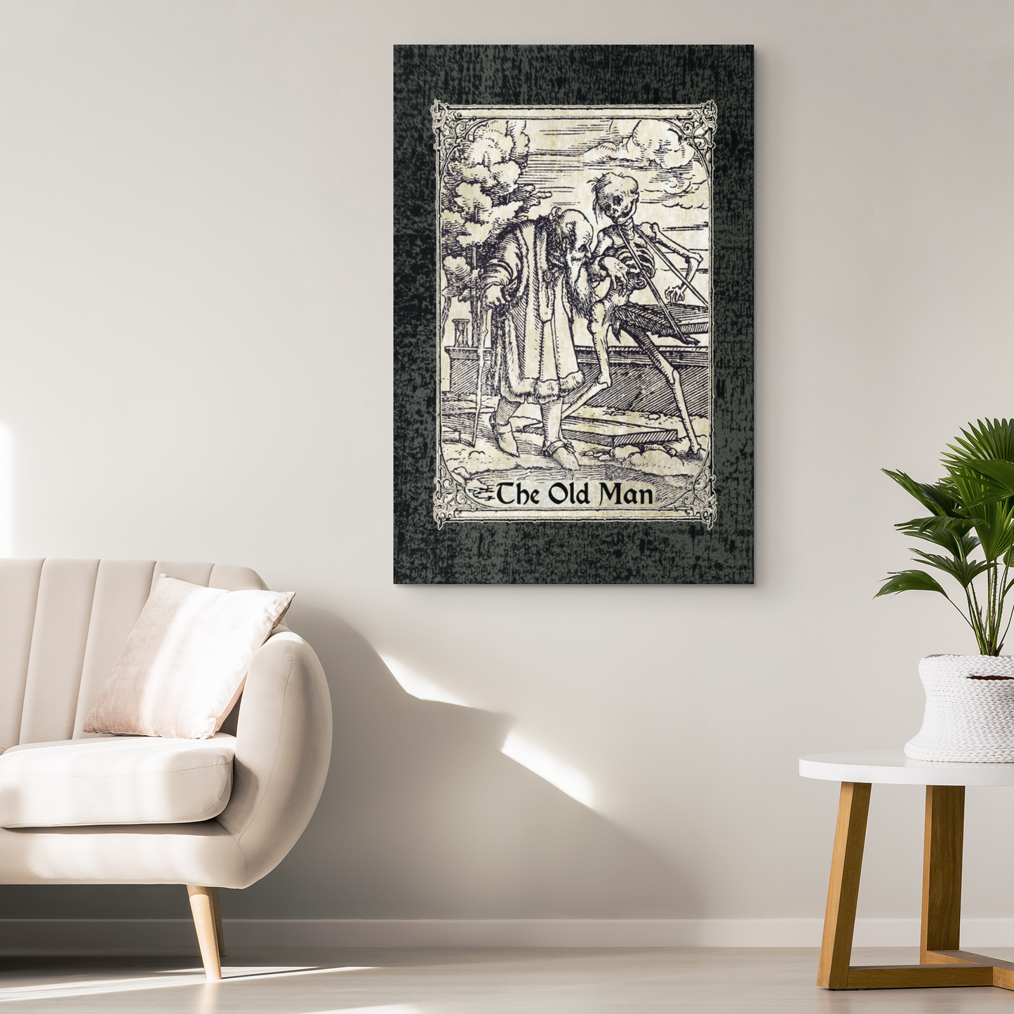 The Old Man - Hans Holbein Stretch Canvas Art Print