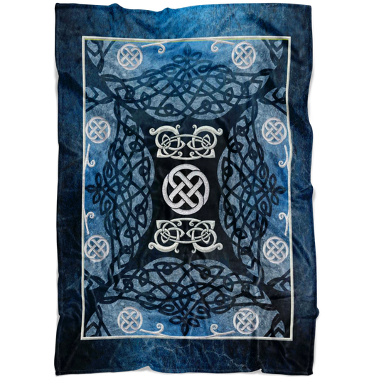 Celtic art, celtic knot, celtic medallion, celtic knotwork, celtic knot art, fleece blanket, ravensdaughter