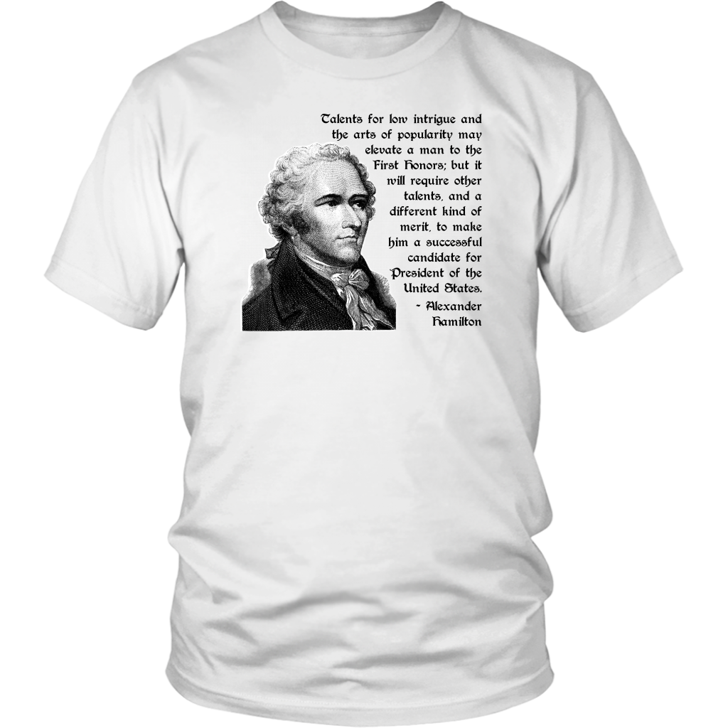 Federalist Papers 68 - Hamilton Quote T-Shirt