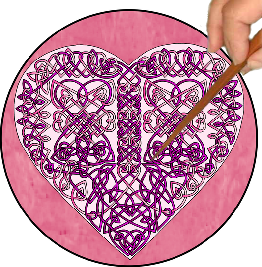 Celtic Hearts Mandalynth - Pink - Wholesale Pricing
