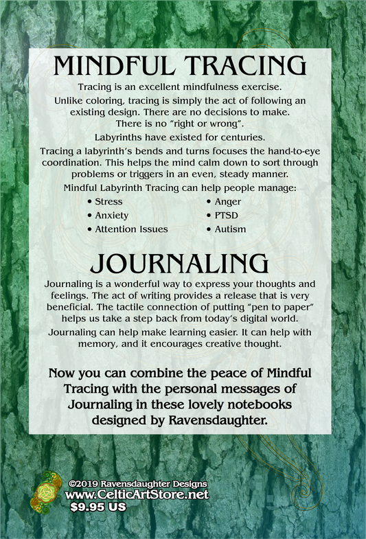 mindful tracing art, labyrinth, finger labyrinth, meditation, mindfulness, therapy, journaling, stress, anxiety, anger, PTSD, ADHD, autism, management